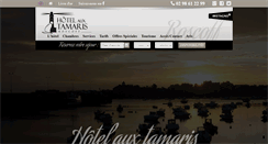 Desktop Screenshot of hotel-aux-tamaris.com
